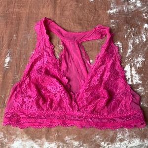Hot pink bralette
